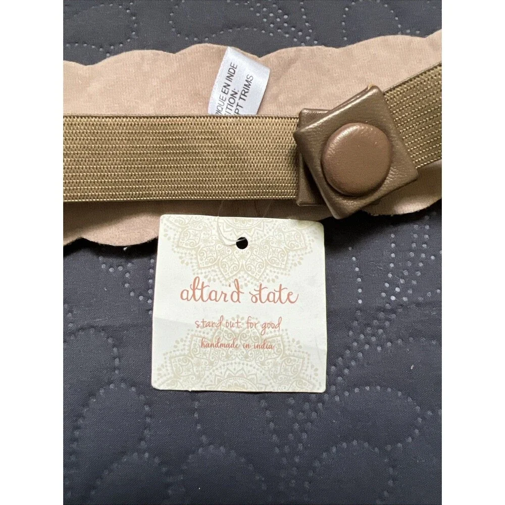 Altar'd State Gold Beaded Waist Belt
